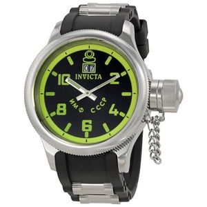 Invicta Russian Diver Black w/Yellow Lettering